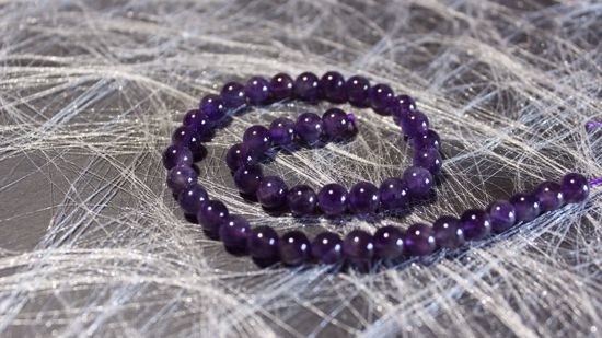 Picture of Amethyst glatt, 6mm